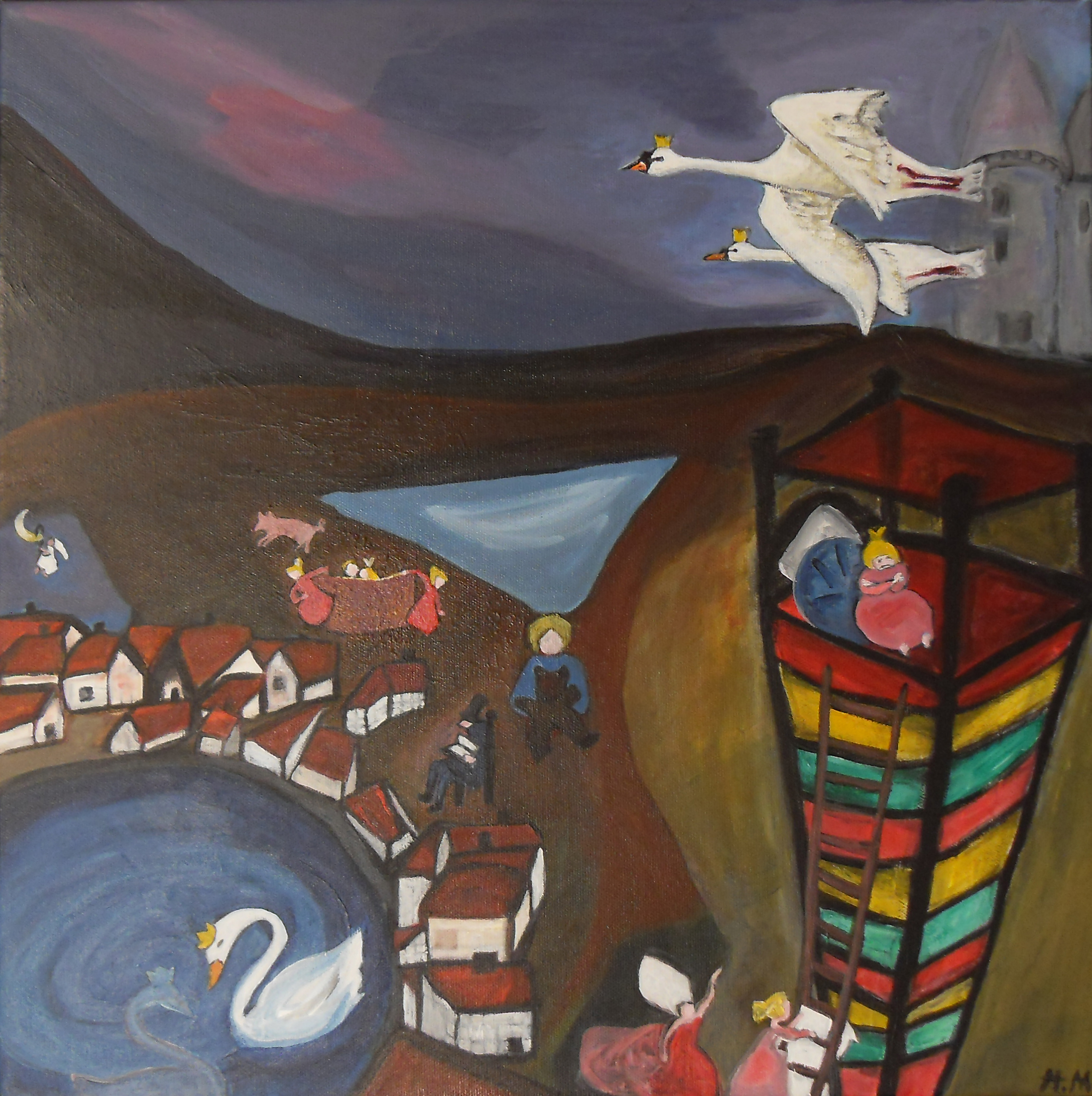 Motiv: Udsnit af H.C. Andersens eventyr