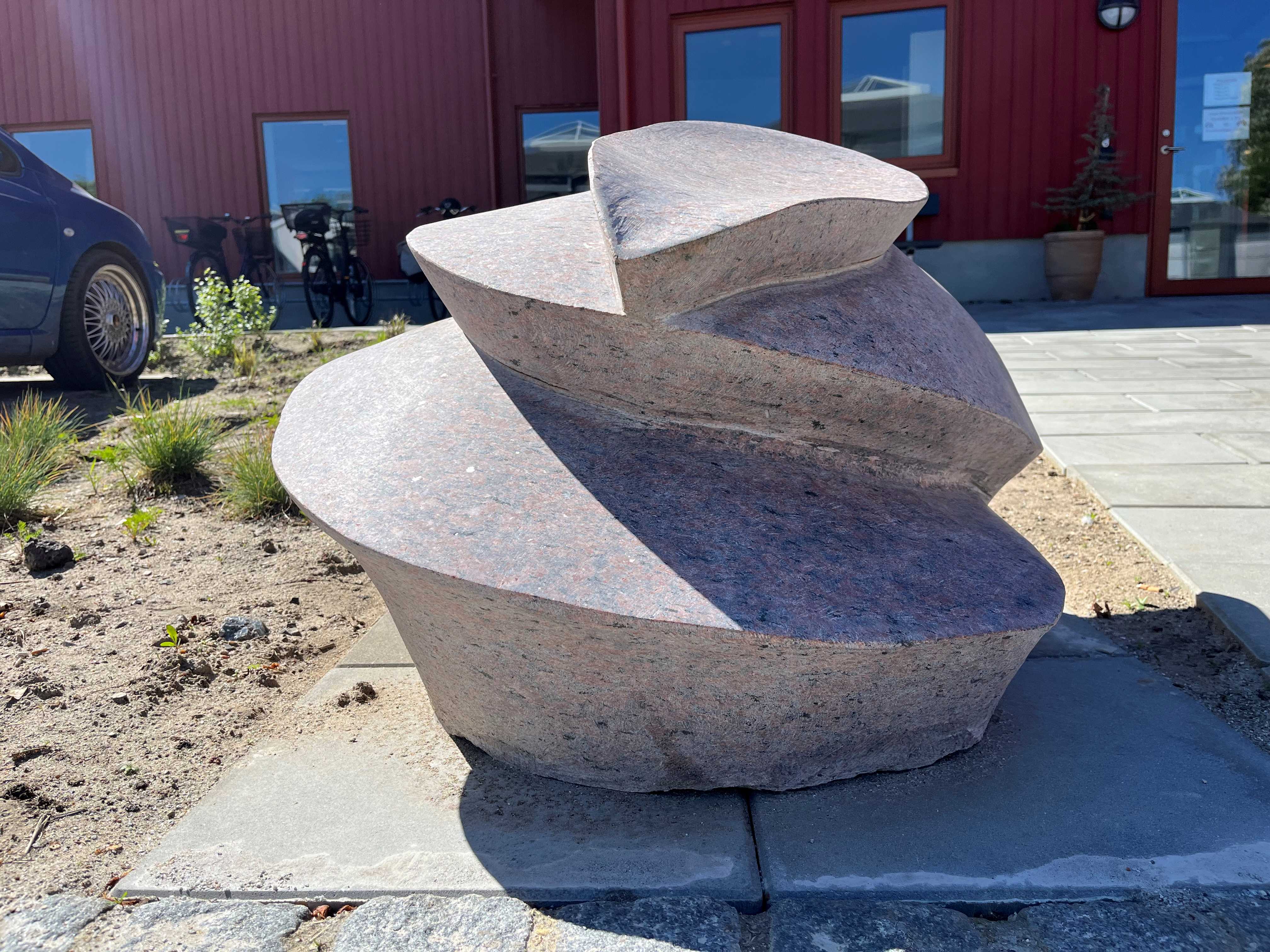 Fotoet viser skulpturen i nærbillede